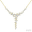 Mixed Shape Scatter Diamond Necklace