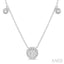 Halo Lovebright Diamond Station Necklace