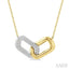 Paperclip Diamond Fashion Pendant