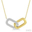 Paperclip Diamond Fashion Pendant