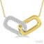 Paperclip Diamond Fashion Pendant