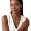 Pearl & Diamond Station Necklace