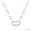 Paperclip Diamond Fashion Pendant