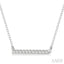 Bar Petite Diamond Fashion Necklace