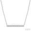 Bar Petite Diamond Fashion Necklace