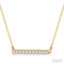 Bar Petite Diamond Fashion Necklace
