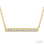 Bar Petite Diamond Fashion Necklace