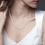 Halfway Diamond Tennis Necklace