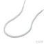 Halfway Diamond Tennis Necklace