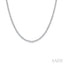 Halfway Diamond Tennis Necklace