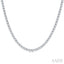Halfway Diamond Tennis Necklace