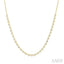 Halfway Bezel Set Diamond Tennis Necklace