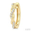 Twisted Diamond Fashion Hoop Earrings