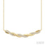 Twisted Diamond Fashion Necklace