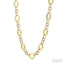 Aeris Gold Open Link Bold Gold Diamond Fashion Necklace