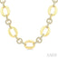Open Link Bold Gold Diamond Fashion Necklace