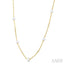 Pearl & Diamond Station Necklace