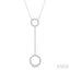 Twin Circle Diamond Necklace
