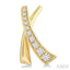 'X' Shape Diamond Earrings