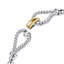 Bujukan Sterling Silver & 14k Yellow Bangle Bracelet