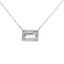 Aquamarine & Diamond Necklace