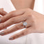 Oval Diamond Halo Engagement Ring