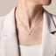 Sterling Silver Diamond Star Pendant