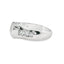 Round Diamond Wide Band Engagement Ring