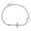 Sterling Silver Cross Bracelet
