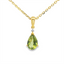Peridot & Diamond Pendant