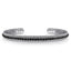Bujukan Sterling Silver Black Spinel Bangle Bracelet