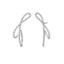 Diamond Ribbon Earrings