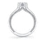 Radiant-cut Diamond Engagement Ring