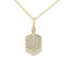 Honeycomb Diamond Pendant