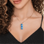 Bujukan Diamond & Enamel Mosaic Pendant