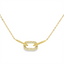 Diamond Link Bar Necklace