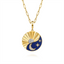 Diamond & Enamel Medallion Pendant