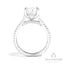 Couture Split Shank Round Semi-Mount Engagement Ring