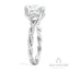 Couture Diamond Twisted Oval Semi-Mount Engagement Ring