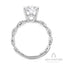 Couture Diamond Twisted Oval Semi-Mount Engagement Ring