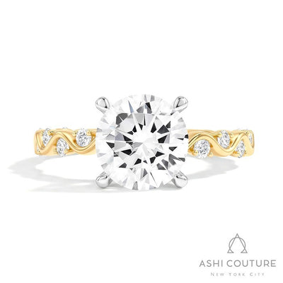 Couture Round Semi-Mount Engagement Ring