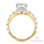 Couture Emerald Semi-Mount Engagement Ring