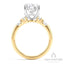 Couture 5-Stone Round Semi-Mount Engagement Ring