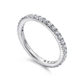 Micro Pave Diamond Eternity Band