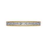 Channel Set Baguette & Round Diamond Band