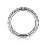 Micro Pave Diamond Eternity Band