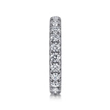 Micro Pave Diamond Eternity Band