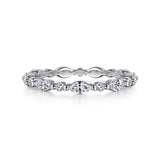 Alternating Round & Marquise Eternity Band