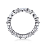 Alternating Round & Marquise Eternity Band