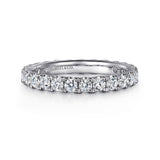 French Pave Set Diamond Eternity Band